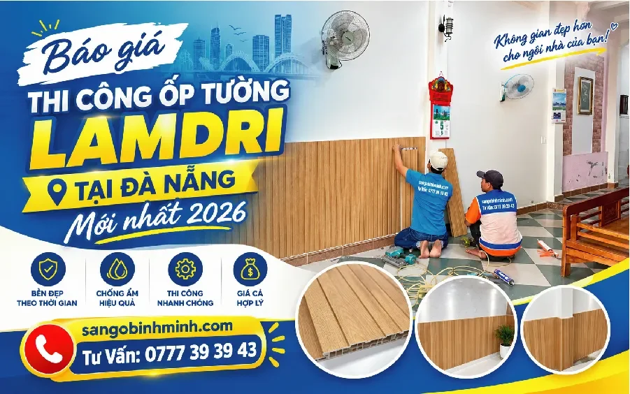 báo giá thi công ốp tường lamdri tại đà nẵng