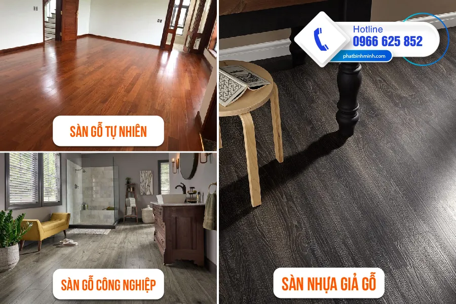 so sánh sàn nhựa và sàn gỗ